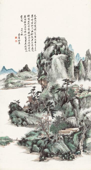 黄宾虹 山水图